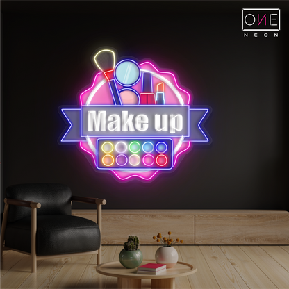 Enseigne néon LED murale "Beauty Palette"