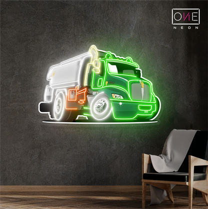 Enseigne Néon LED "Mighty Hauler"