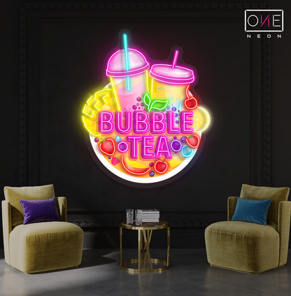Enseigne néon LED Sweet Bubble Tea