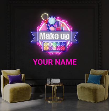 Enseigne néon LED murale "Beauty Palette"