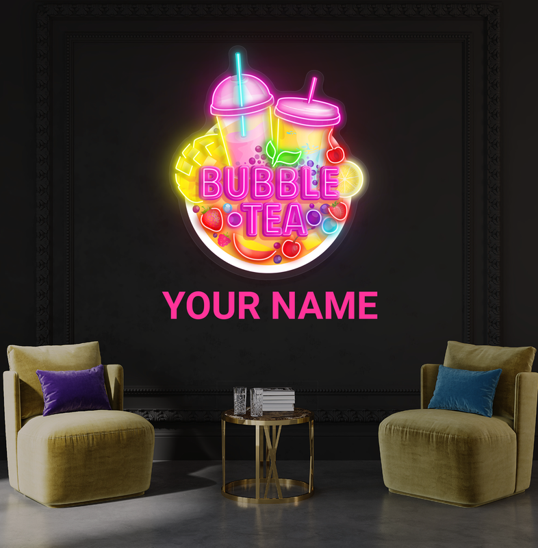 Enseigne néon LED Sweet Bubble Tea