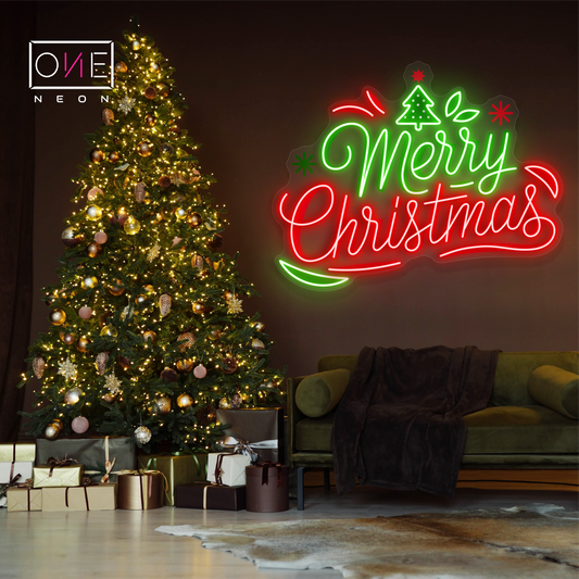 Enseigne au néon LED « Joyeux Noël »