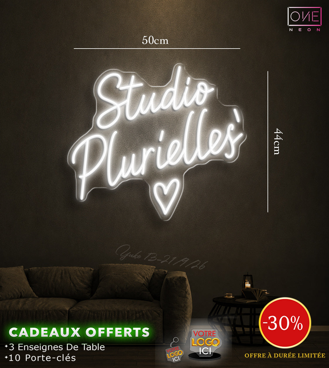 Studio Plurielles | Enseigne LED Néon