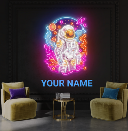 Enseigne Néon LED "Aventurier Stellaire"