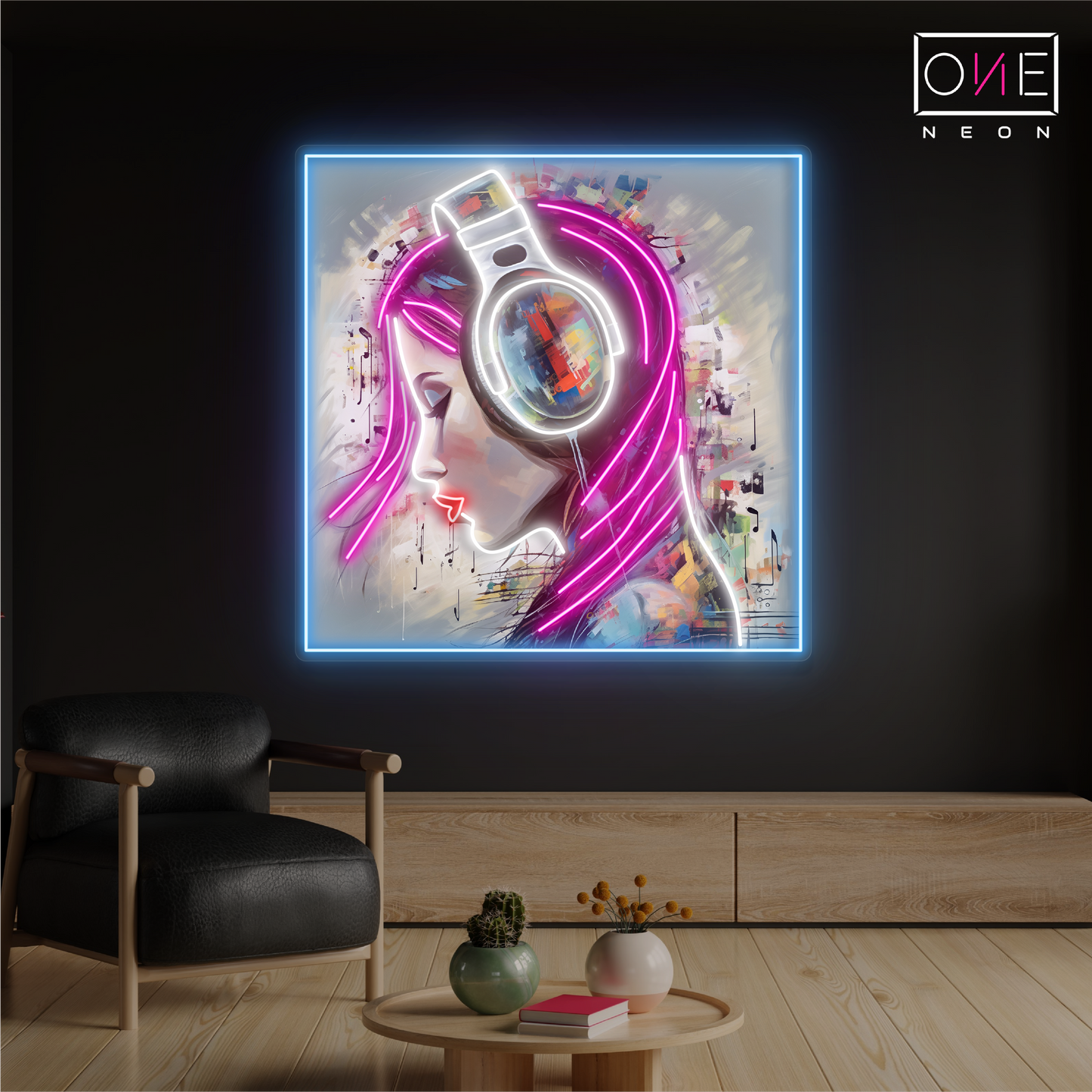 Enseigne au néon LED "Neon Beats Artwork"