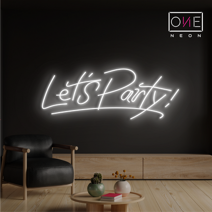 Faisons la Fête ! Enseigne Néon LED
