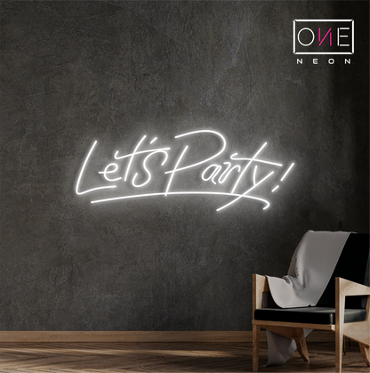 Faisons la Fête ! Enseigne Néon LED