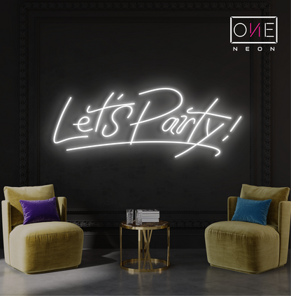 Faisons la Fête ! Enseigne Néon LED