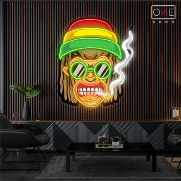 Enseigne LED Néon Décorative Rasta Vibes