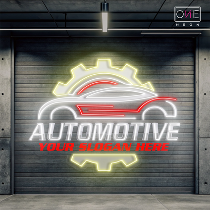Enseigne Néon LED Artwork Auto Gearworks