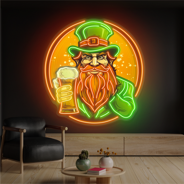 Enseigne Néon LED "Leprechaun's Toast"