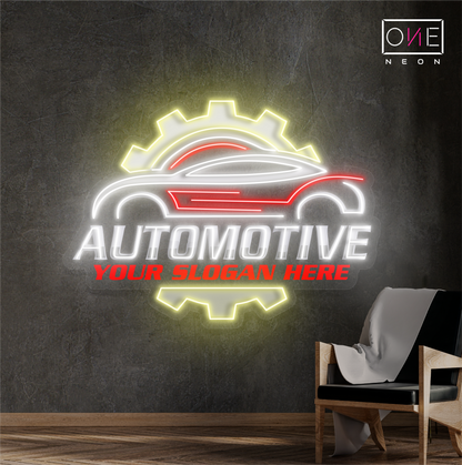 Enseigne Néon LED Artwork Auto Gearworks