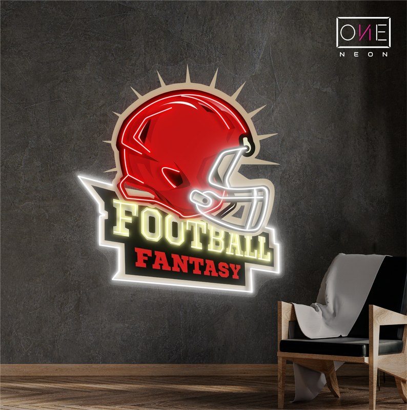Enseigne lumineuse LED néon Football Fantasy