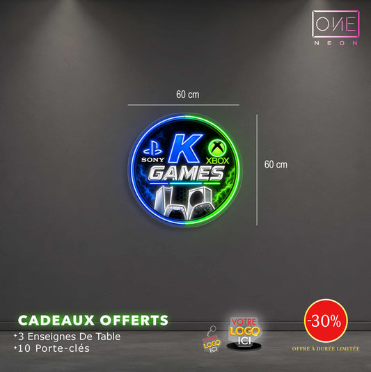 K Games | Enseigne LED Néon