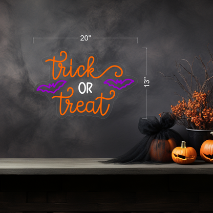 Enseigne néon LED Halloween