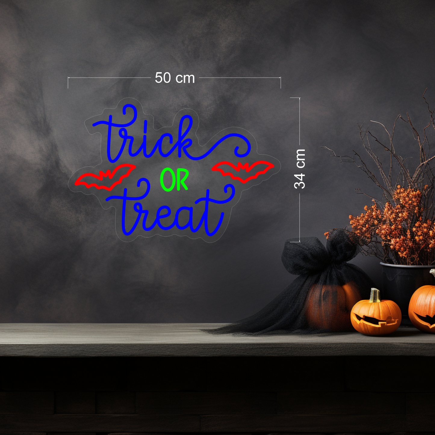 Enseigne néon LED Halloween