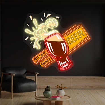 Meilleure Qualité Goût Bière Néon Led Enseigne