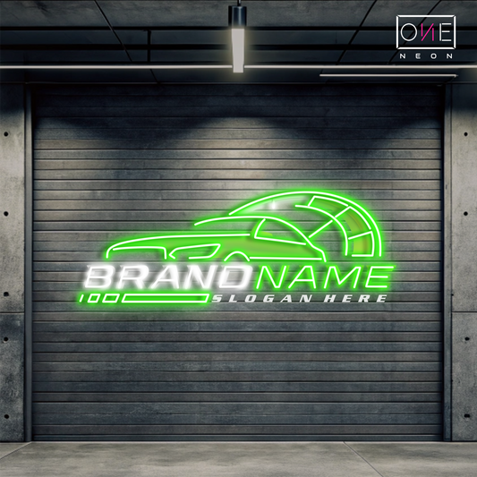 Enseigne lumineuse LED néon "Green Drive Artwork"