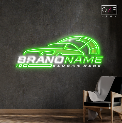 Enseigne lumineuse LED néon "Green Drive Artwork"