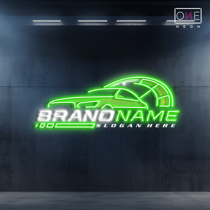 Enseigne lumineuse LED néon "Green Drive Artwork"