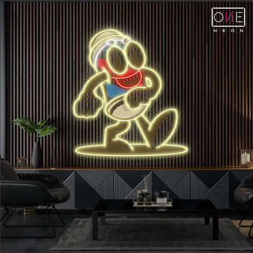 Enseigne lumineuse LED Néon Artwork Barber Buddy
