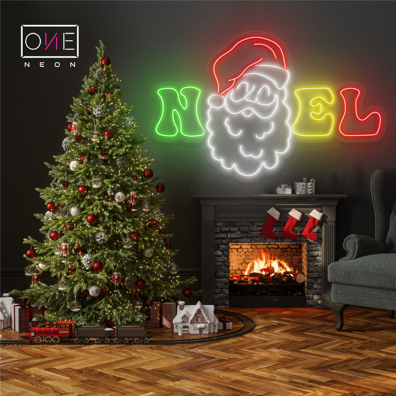 Enseigne au néon LED Père Noël