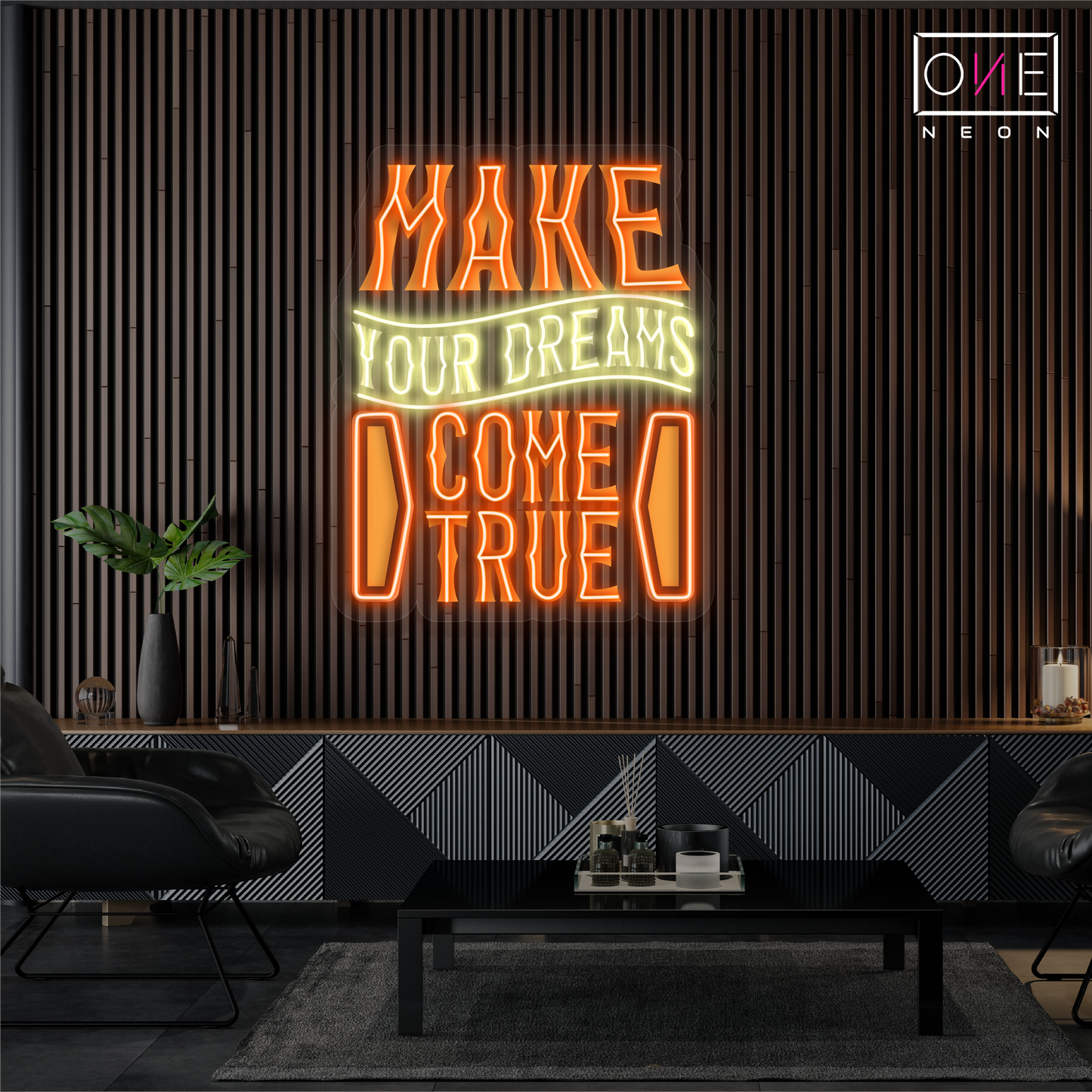 Réalisez vos rêves Enseigne Néon LED Artwork