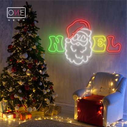 Enseigne au néon LED Père Noël