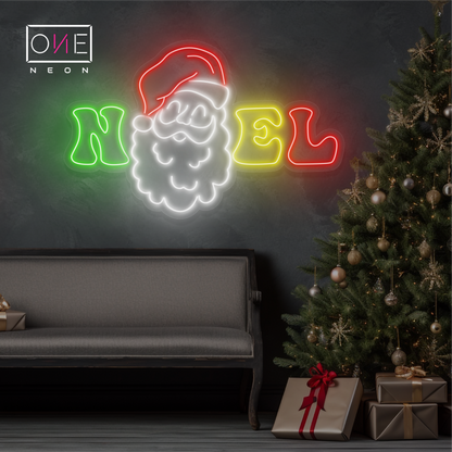 Enseigne au néon LED Père Noël