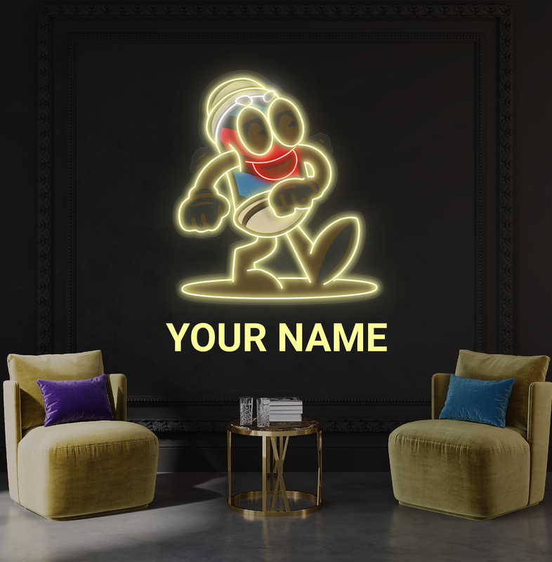 Enseigne lumineuse LED Néon Artwork Barber Buddy