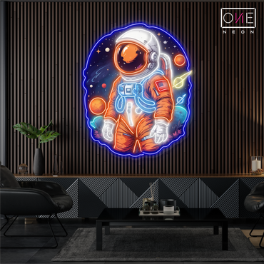 Enseigne LED néon décorative « Astral Voyager »