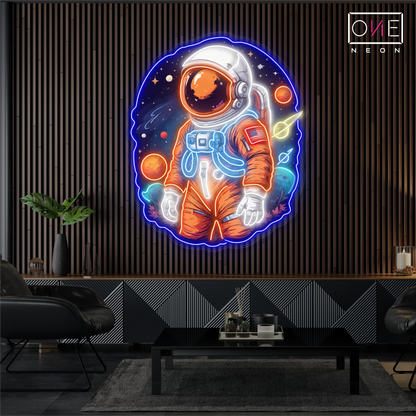 Enseigne LED néon décorative « Astral Voyager »