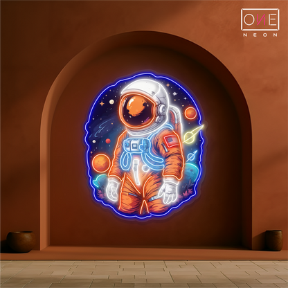 Enseigne LED néon décorative « Astral Voyager »