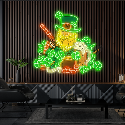Enseigne néon LED Lucky Brew