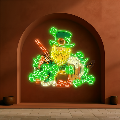 Enseigne néon LED Lucky Brew