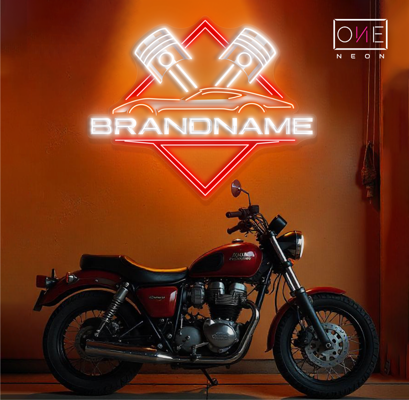 Enseigne LED néon décorative Piston Power