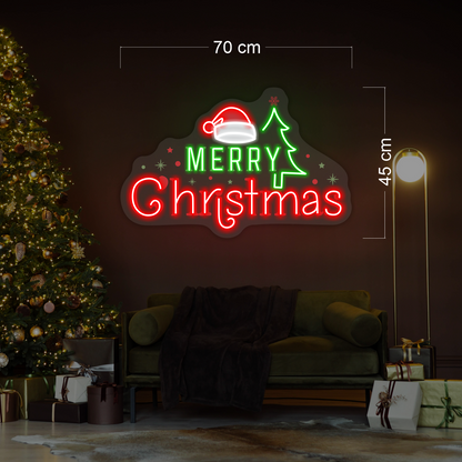 Enseigne néon LED Joyeux Noël