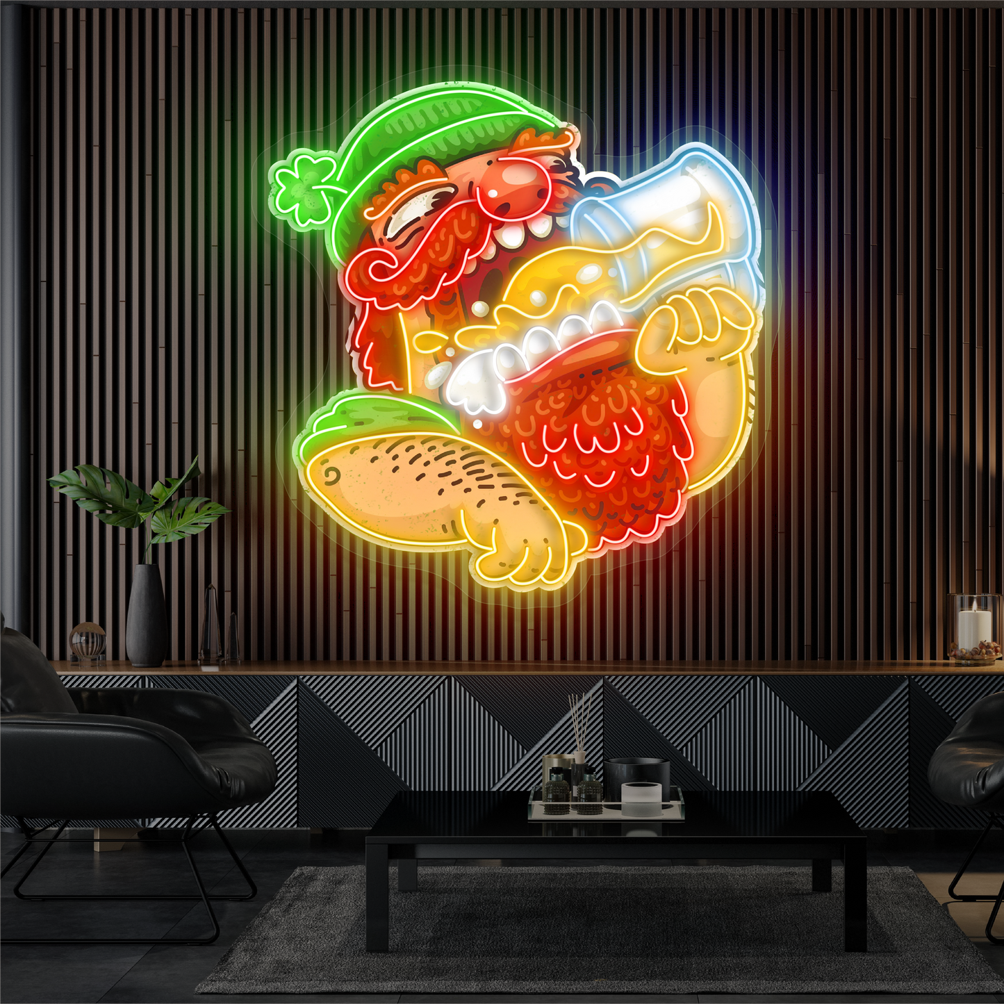 Enseigne néon LED Jolly Drinker