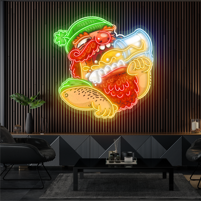 Enseigne néon LED Jolly Drinker