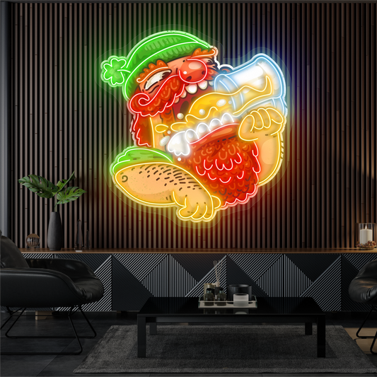 Enseigne néon LED Jolly Drinker