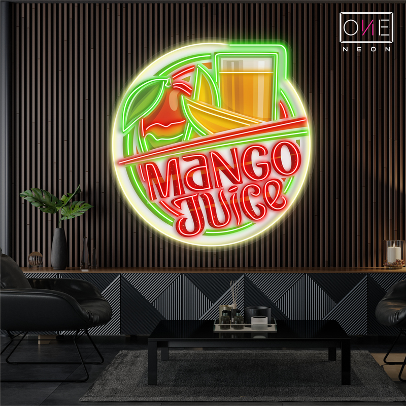 Enseigne LED néon décorative Jus de Mangue