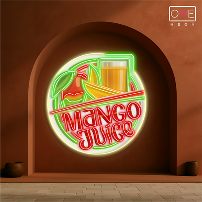 Enseigne LED néon décorative Jus de Mangue