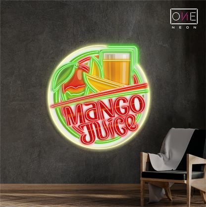 Enseigne LED néon décorative Jus de Mangue