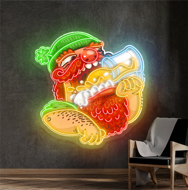 Enseigne néon LED Jolly Drinker