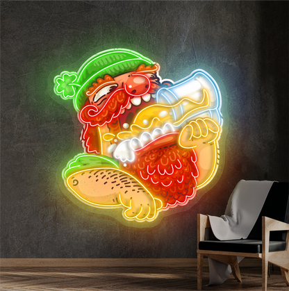 Enseigne néon LED Jolly Drinker