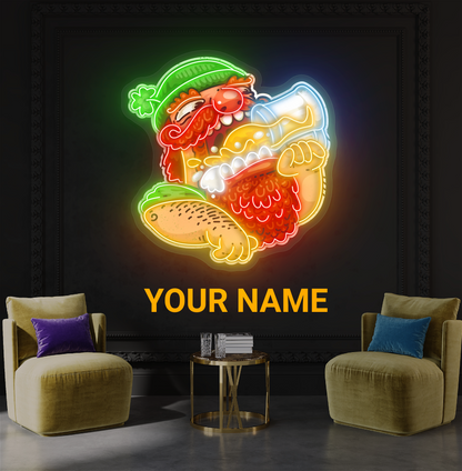Enseigne néon LED Jolly Drinker