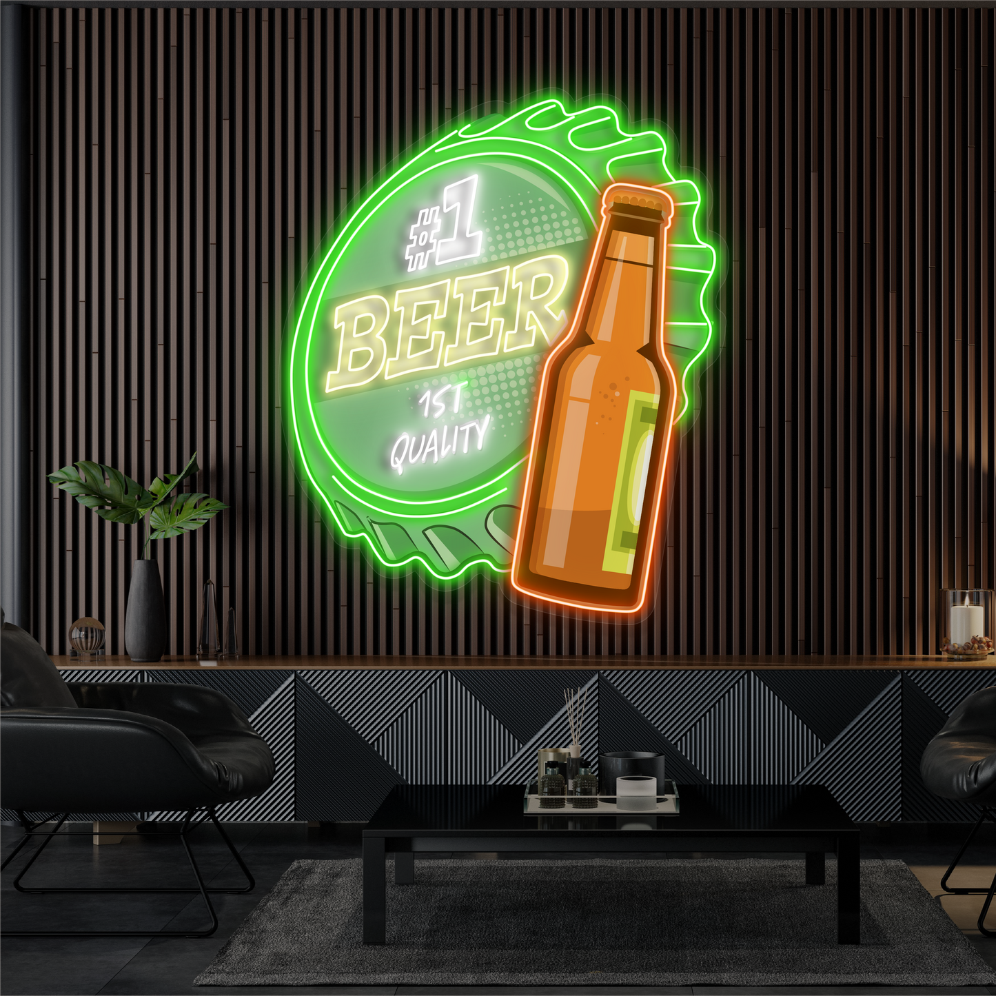 Enseigne néon LED Top Brew Artwork