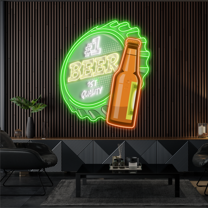 Enseigne néon LED Top Brew Artwork