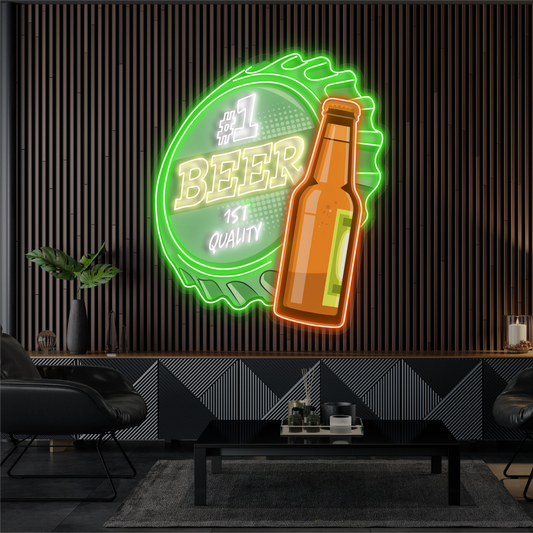 Enseigne néon LED Top Brew Artwork