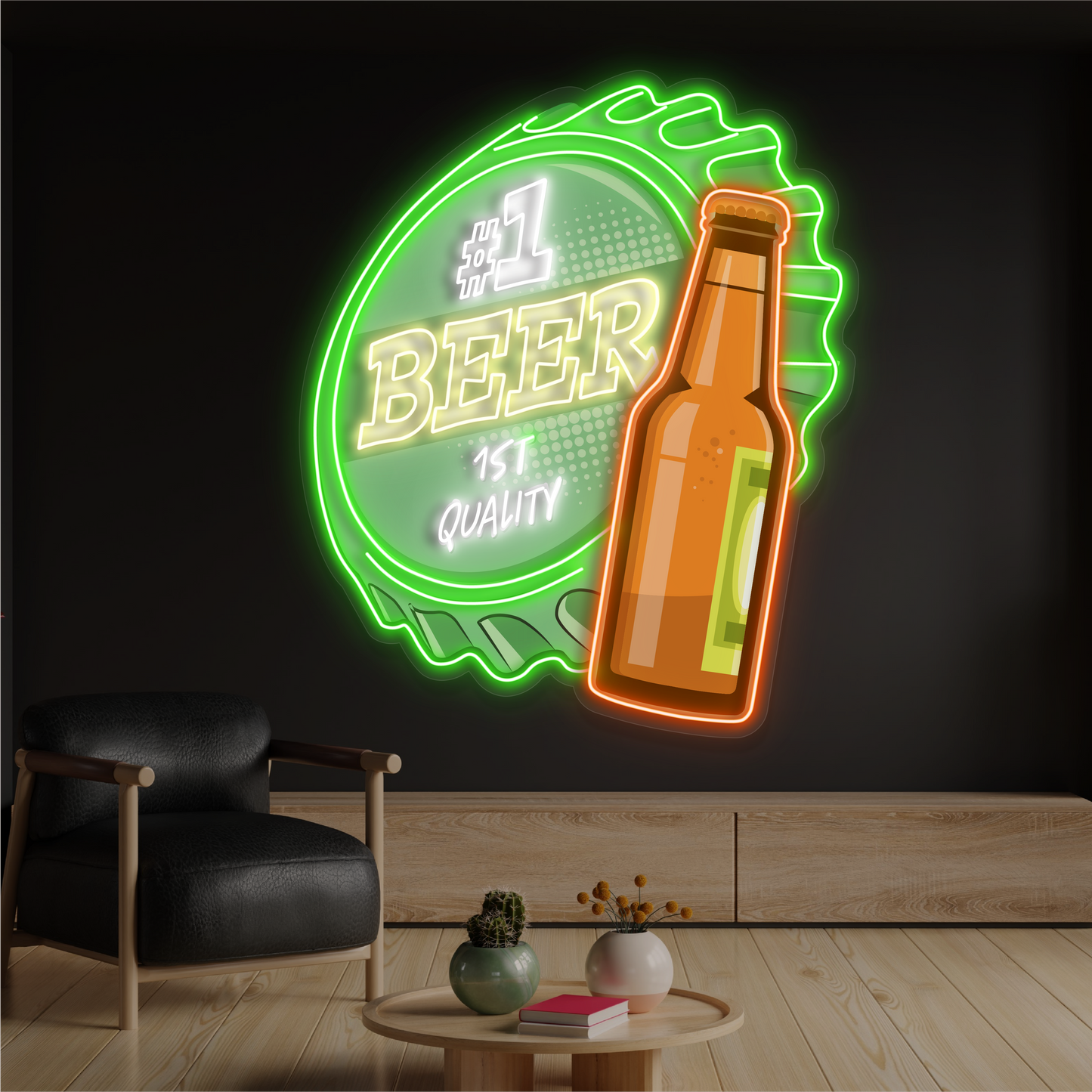 Enseigne néon LED Top Brew Artwork